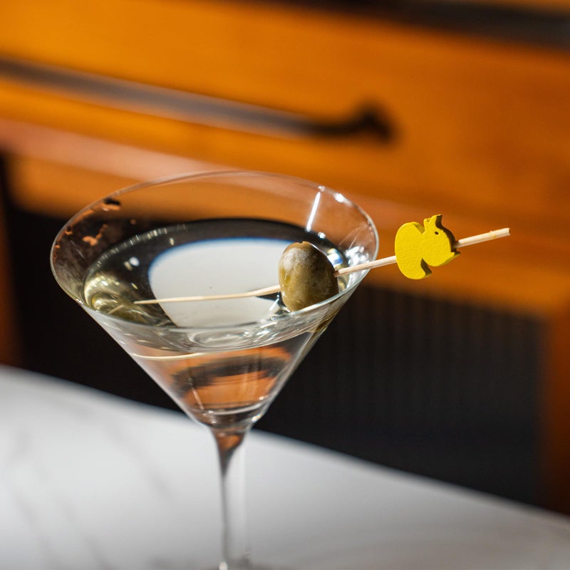 PuTwo Toothpicks 100 Counts Picks Handmade Natural Bamboo Cocktail Sticks,Yellow Ducks - Image 4